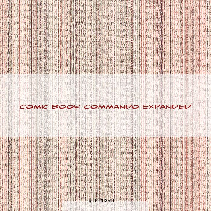 Comic Book Commando Expanded example